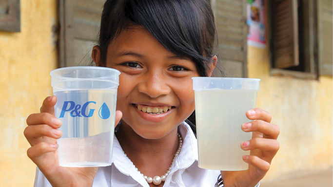 P&G’s Children’s Safe Drinking Water program